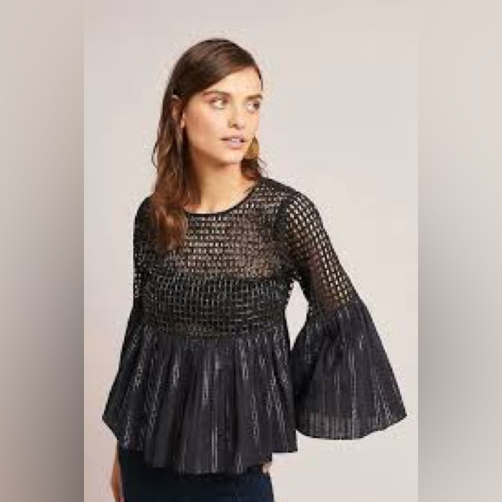 Anthropologie Maeve Alameda beaded  top